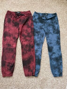 RSQ Kids Tie-Dye Sweatpants - Red & Blue